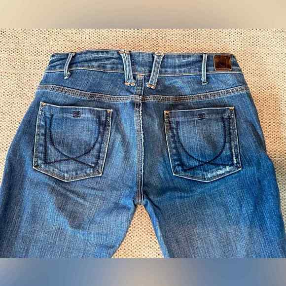 U by Yanuk Flared Bootcut Blue Jeans 24 - Picture 9 of 9